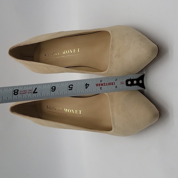 1872- Salone Monet New York Anita Women's High Heels Shoes Made In Brazil Sz 10 - Picture 7 of 17